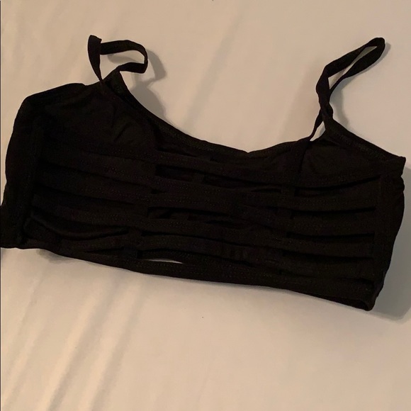 Black Cage Bralette - Picture 3 of 3